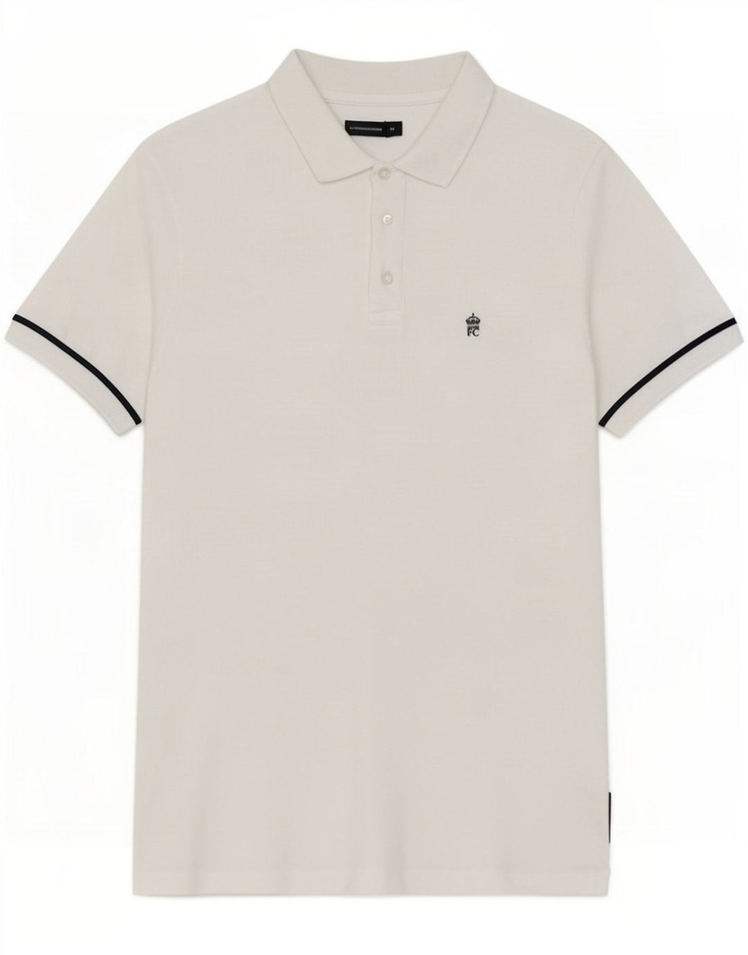 French Connection Herre poloshirt Medium hvid bomuld
