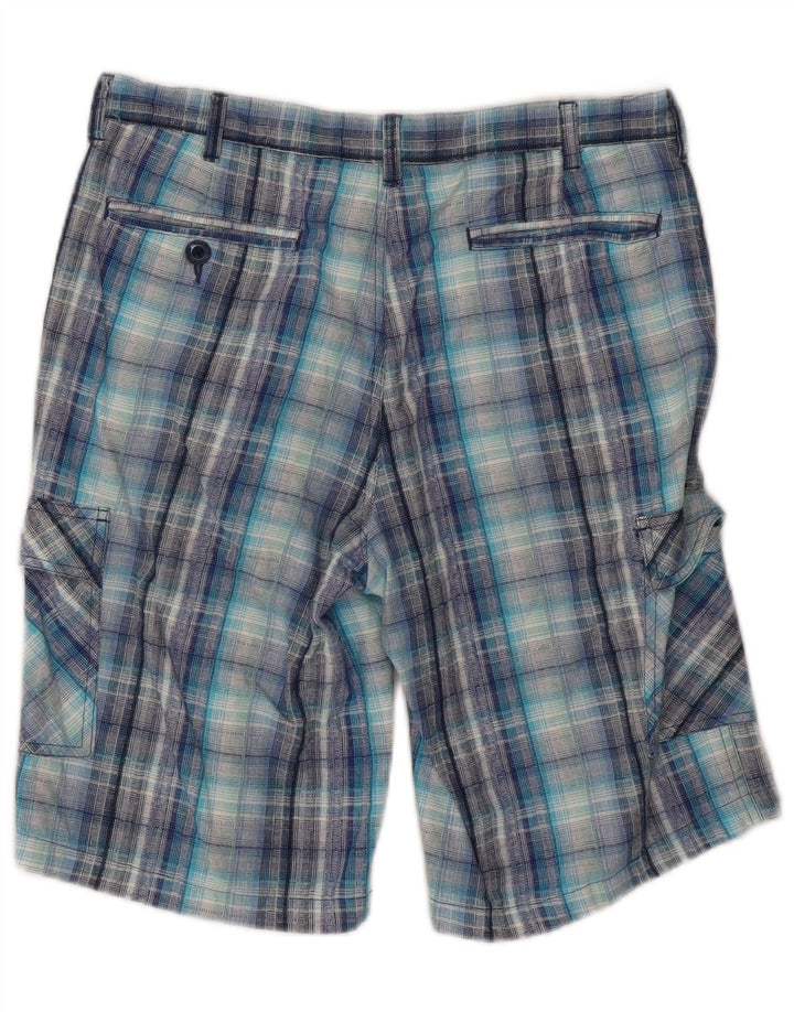 Bear Herre Cargo Shorts W32 Medium Blue Ternet Bomuld