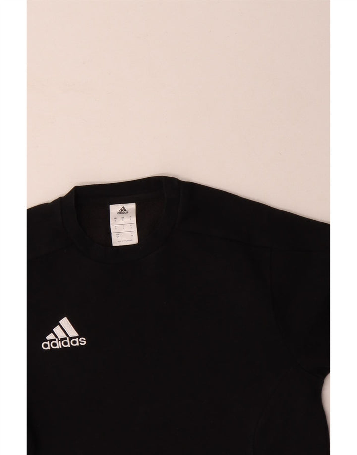 ADIDAS Sweatshirt til mænd, lille sort bomuld