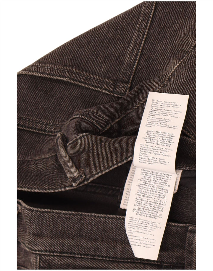 Trussardi Herre Distressed Slim Jeans W33 L34 Sort Bomuld