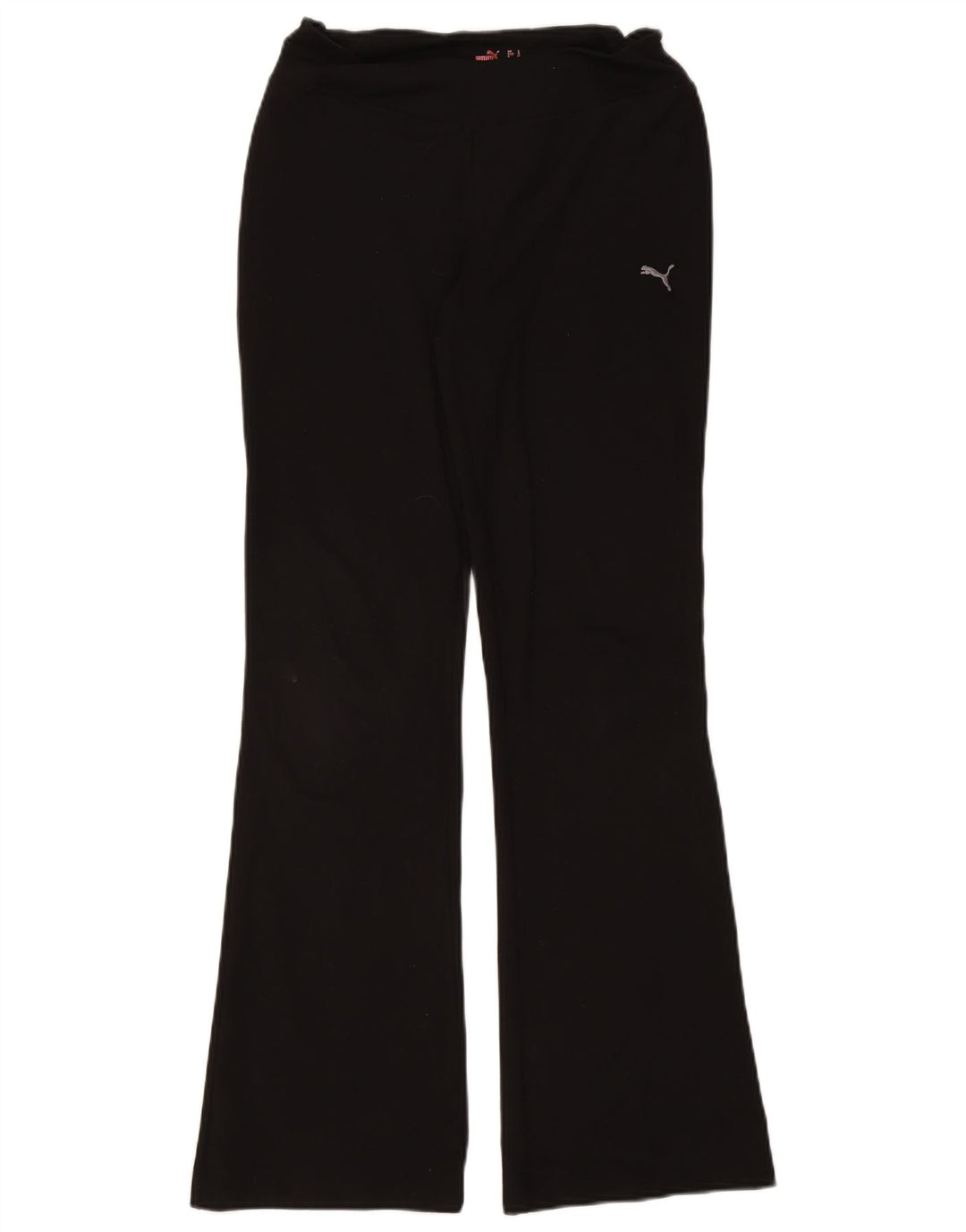 Puma Dame Flare Træningsdragt Bukser UK 14 Large Black