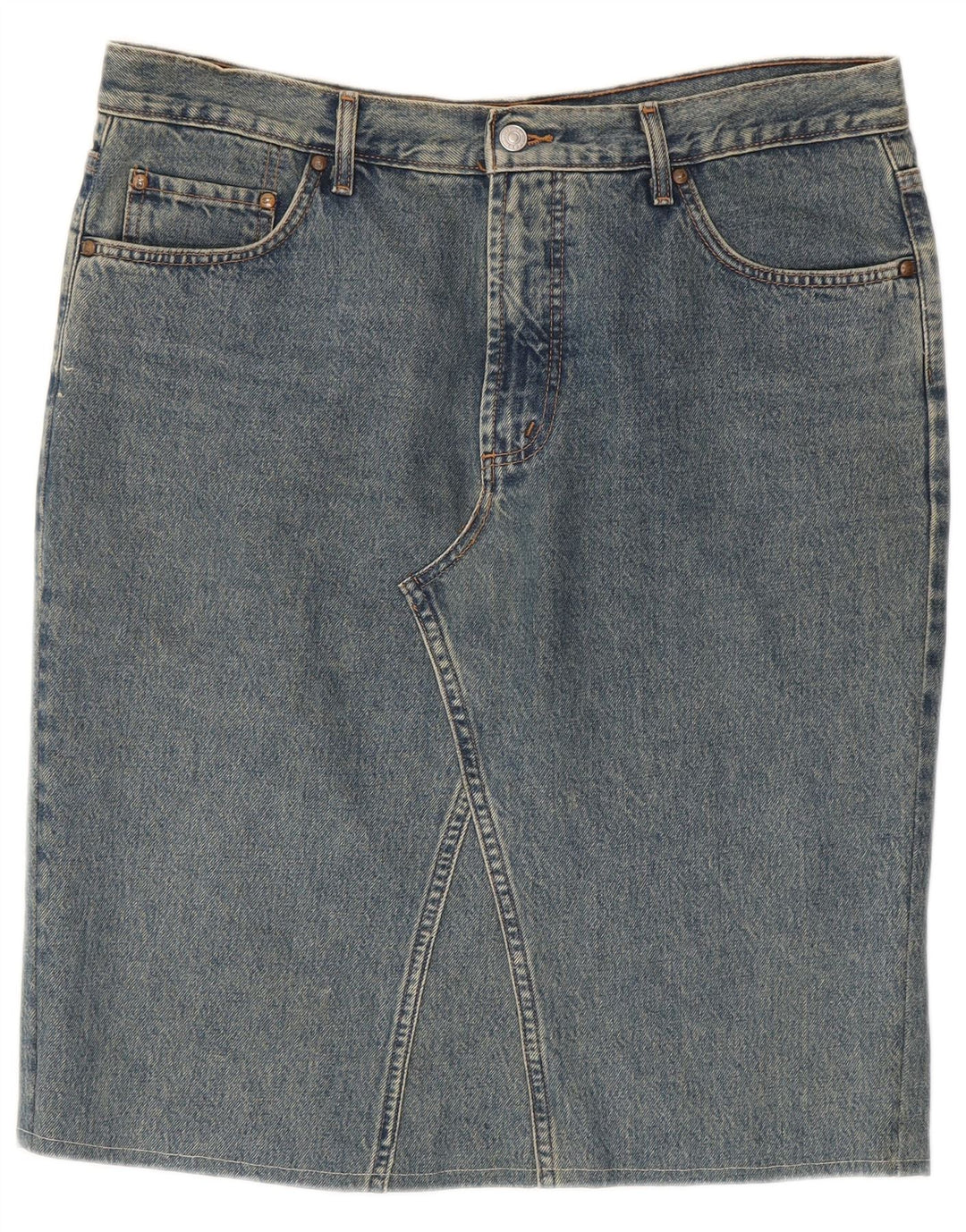 Carrera Dame 700 denimnederdel W38 XL Blå