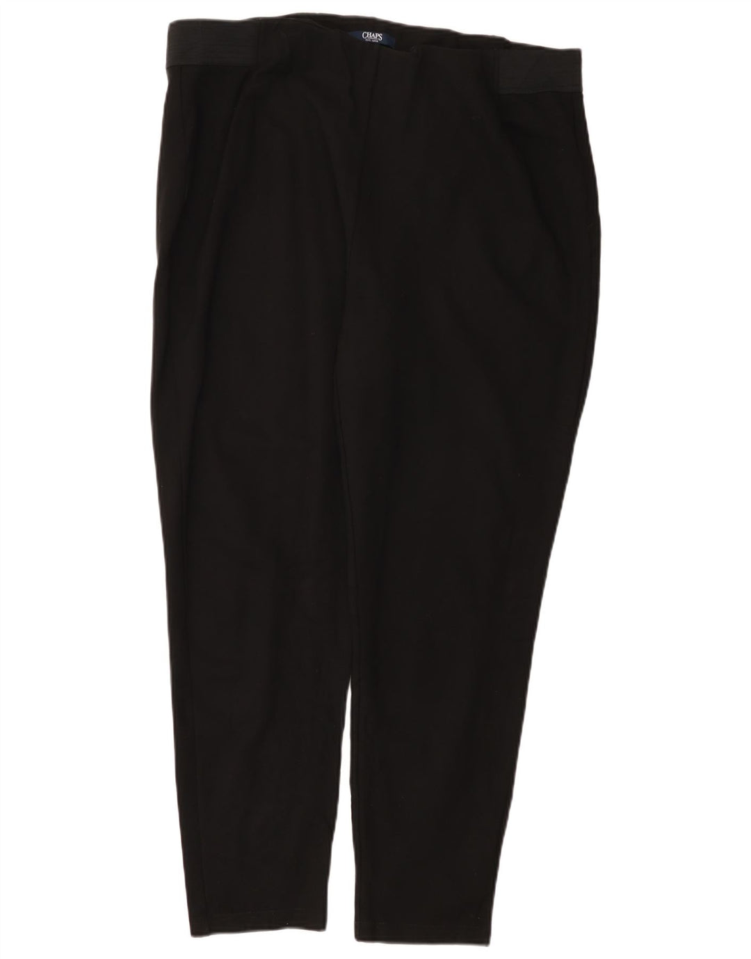 Chaps Dame Leggings UK 20 2XL Sort Viscose