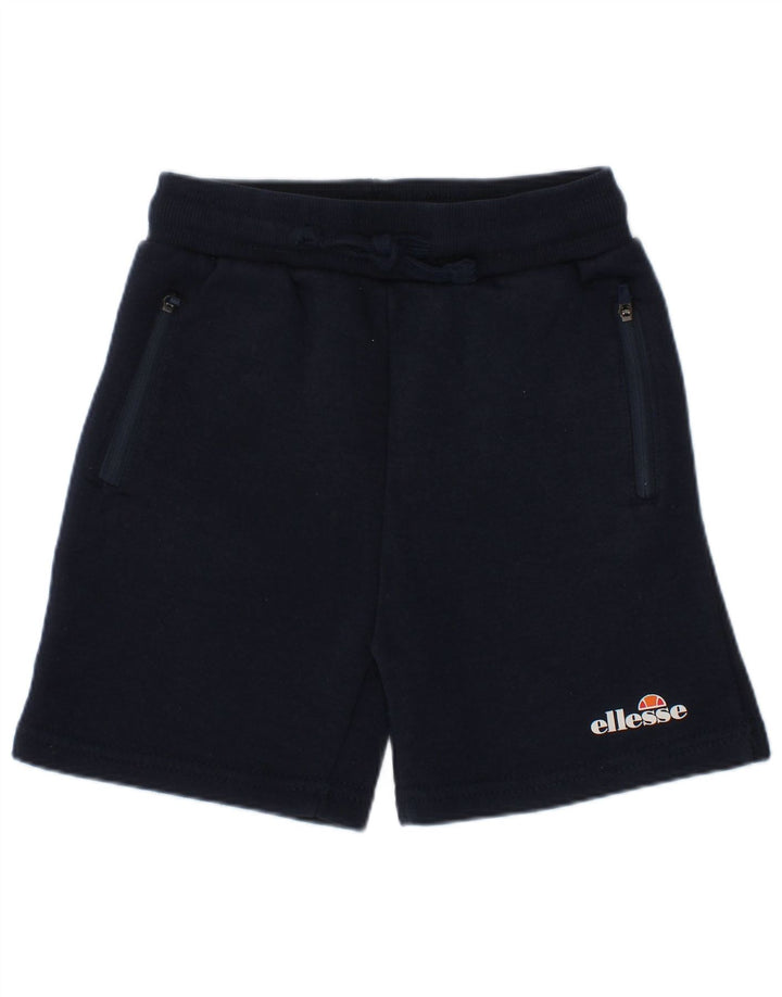 ELLESSE Boys Sport Shorts 3-4 Years  Navy Blue Cotton