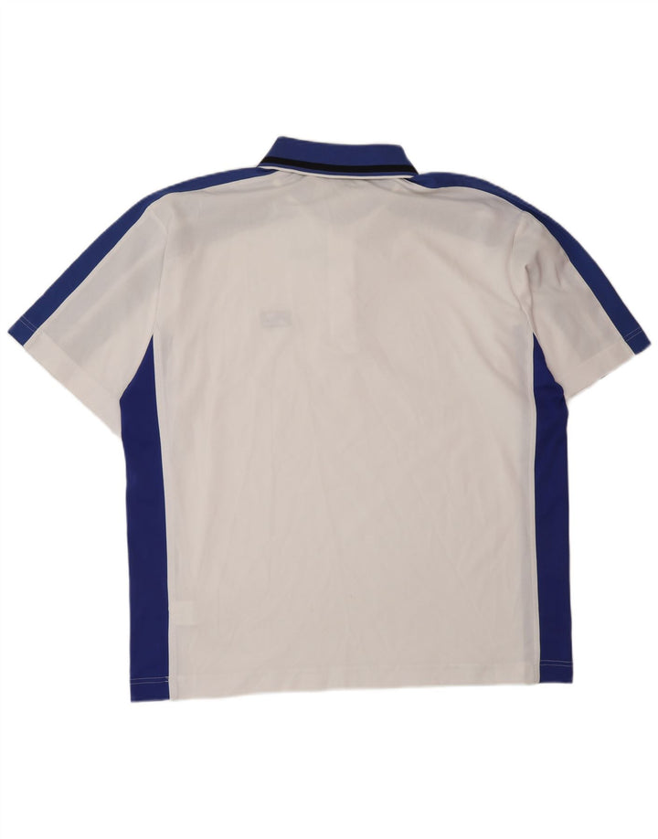 FILA Poloshirt til mænd XL Hvid Colourblock Polyester