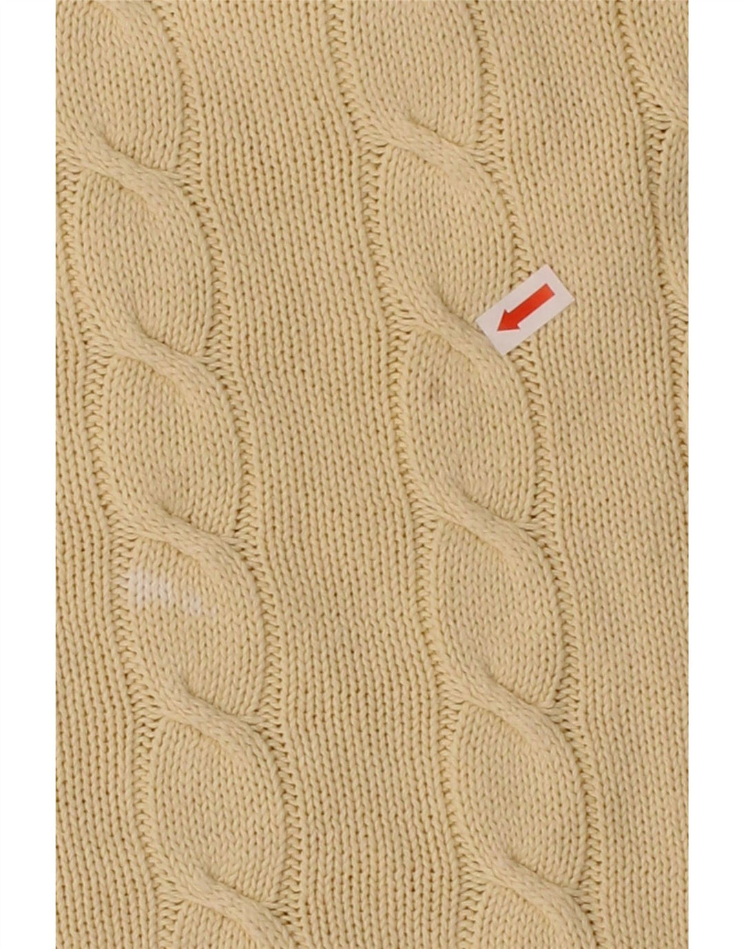 KAPPA Mens V-Neck Jumper Sweater Medium Beige Cotton Vintage Kappa and Second-Hand Kappa from Messina Hembry 