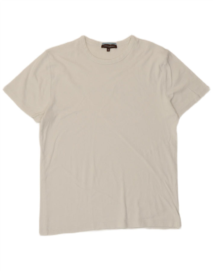Guess By Marciano Herre grafisk T-shirt top XL Hvid