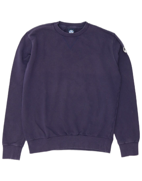 North Sails Herre Sweatshirt Jumper Small Navy Blue Bomuld