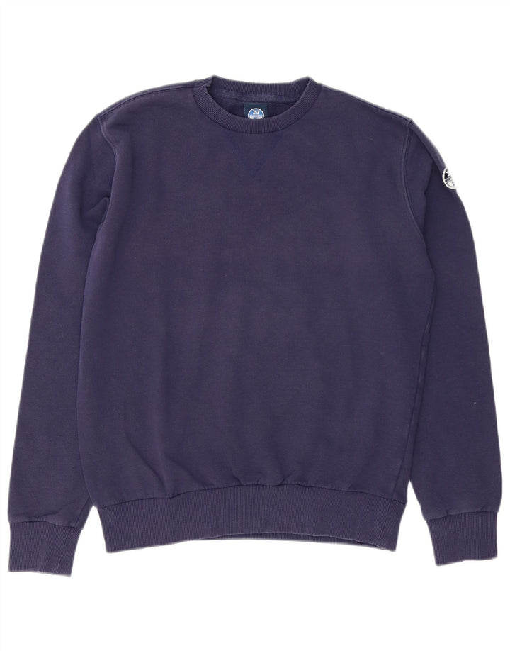 North Sails Herre Sweatshirt Jumper Small Navy Blue Bomuld