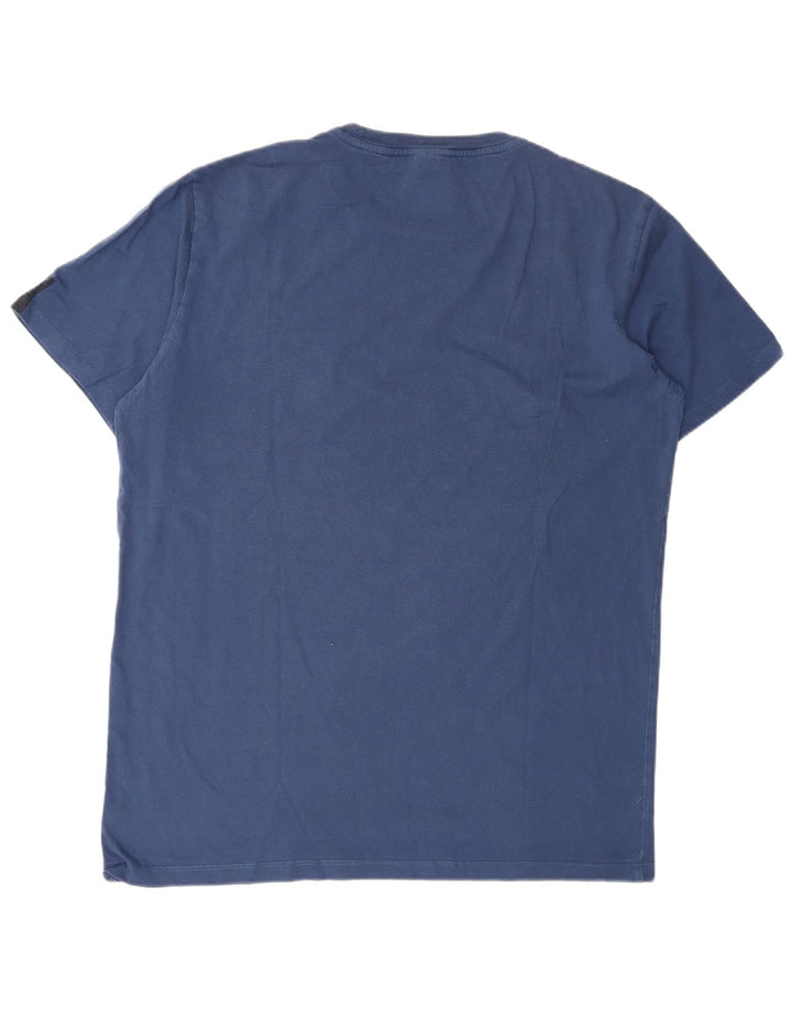 Replay Herre T-Shirt Top XL Marineblå