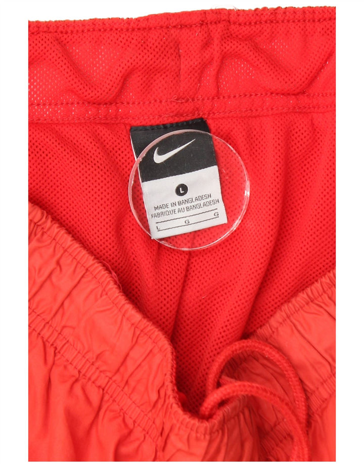 Nike Sportsshorts til mænd, store røde polyester