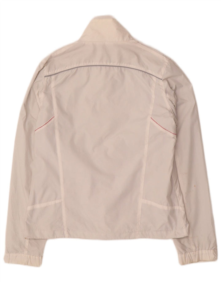 SERGIO TACCHINI Regnjakke til kvinder IT 42 Medium White Polyester