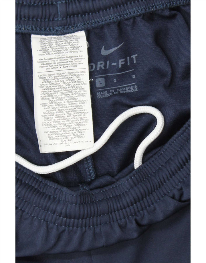Nike træningsdragt bukser til mænd store marineblå polyester