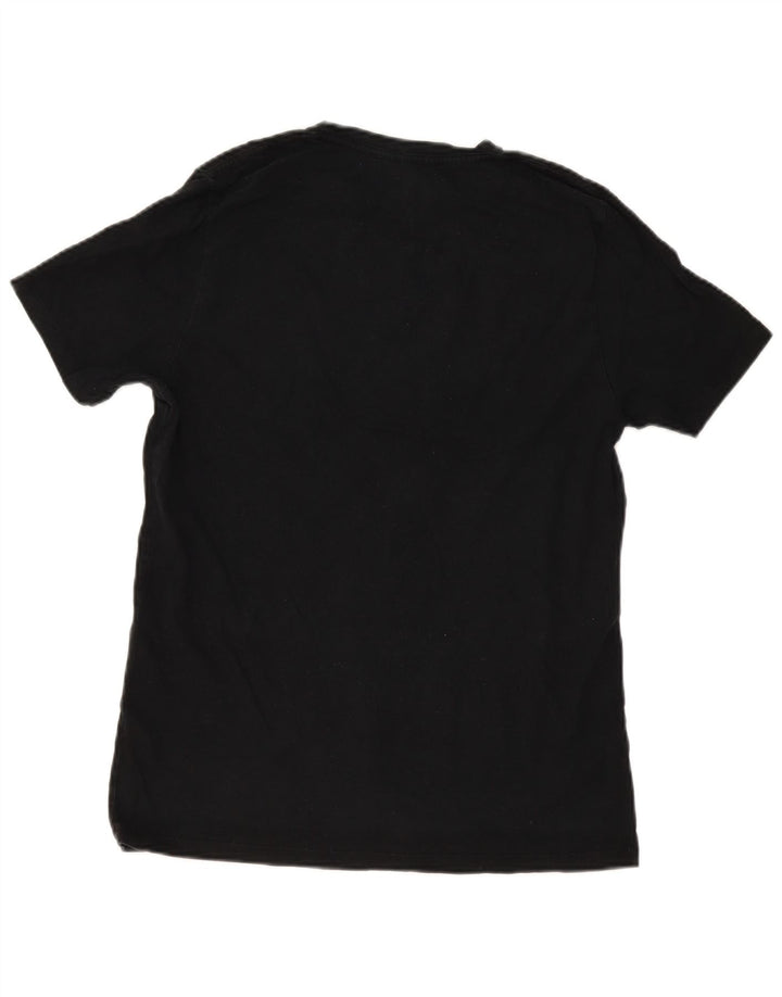 All Saints Herre Regular Fit T-Shirt Top Stor Sort Bomuld