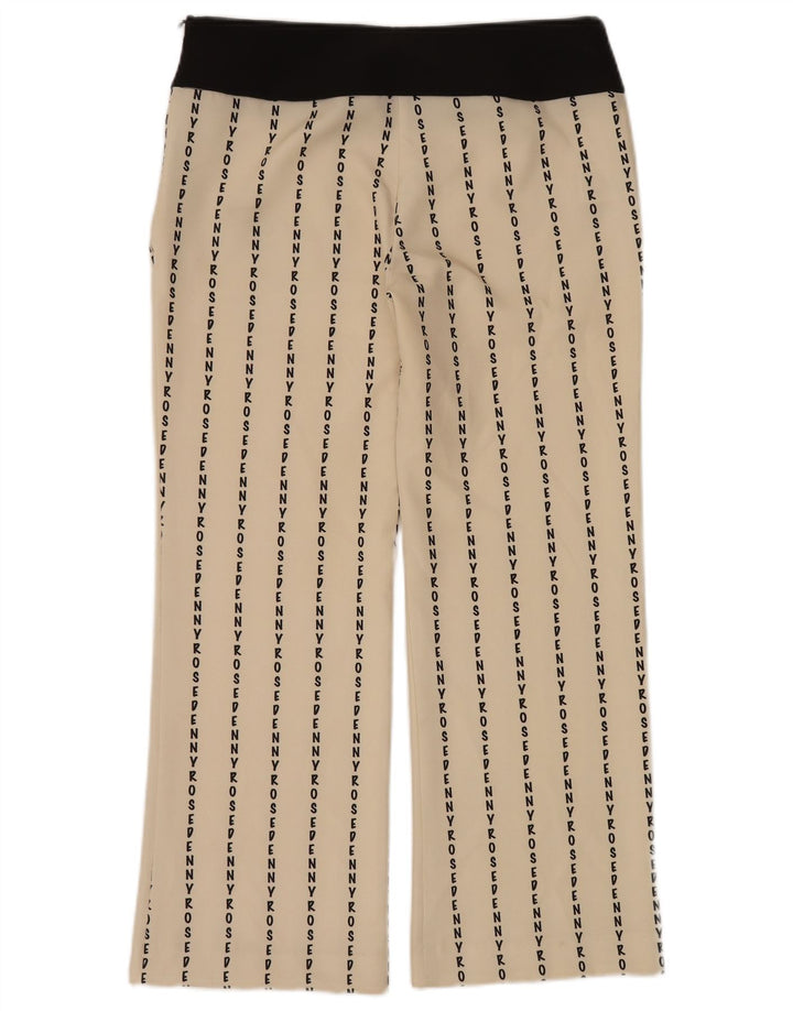 Denny Rose Dame Grafiske Casual Bukser IT 44 Medium W32 L28 Beige