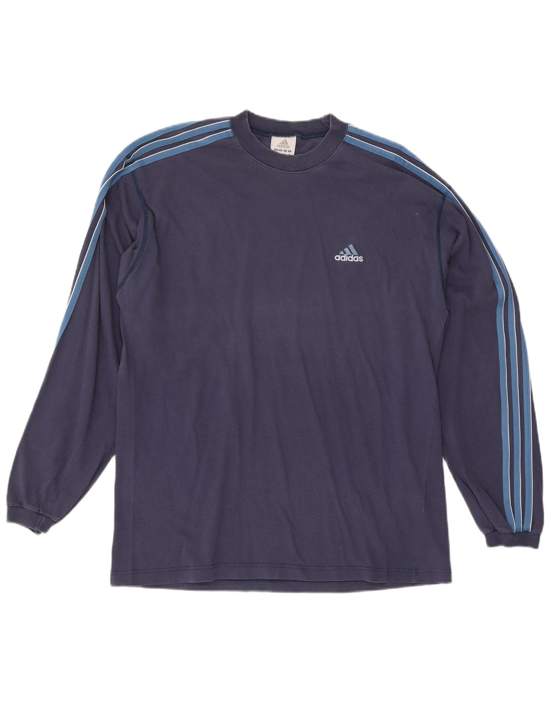 Adidas Herre Top Langærmet UK 42/44 Large Navy Blue