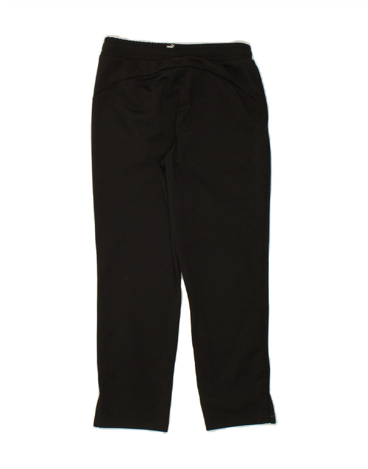 PUMA Boys Tracksuit Trousers 7-8 Years Small Black Polyester Vintage Puma and Second-Hand Puma from Messina Hembry 