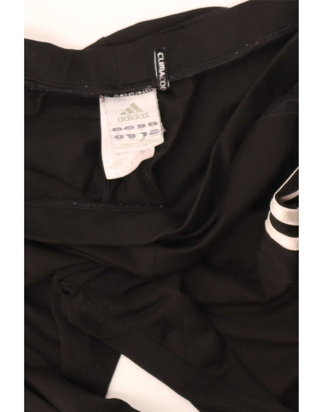 Adidas Womens Leggings UK 10 Small Black Polyester