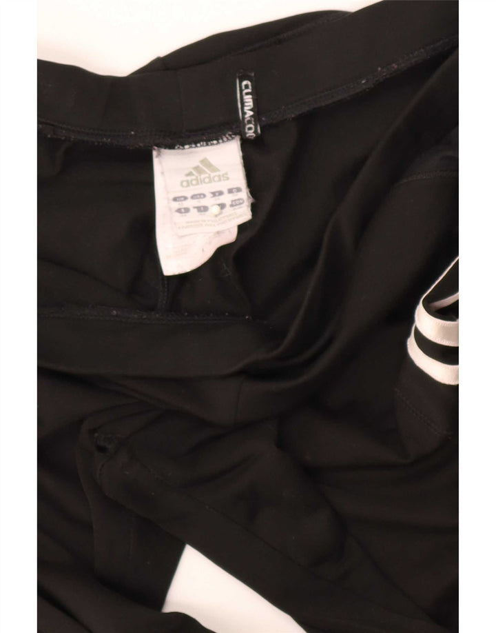 Adidas Womens Leggings UK 10 Small Black Polyester
