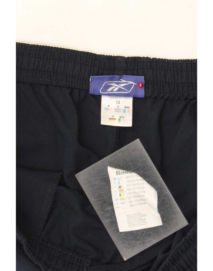 Reebok Sportsshorts til kvinder UK 12 Medium Navy Blue Polyester