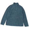 Mountain Warehouse Herre Zip Neck Fleece Jumper Medium Blue Flecked