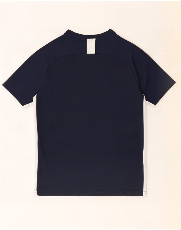 Nike Boys Dri Fit T-shirt Top 12-13 år Stor marineblå farveblok