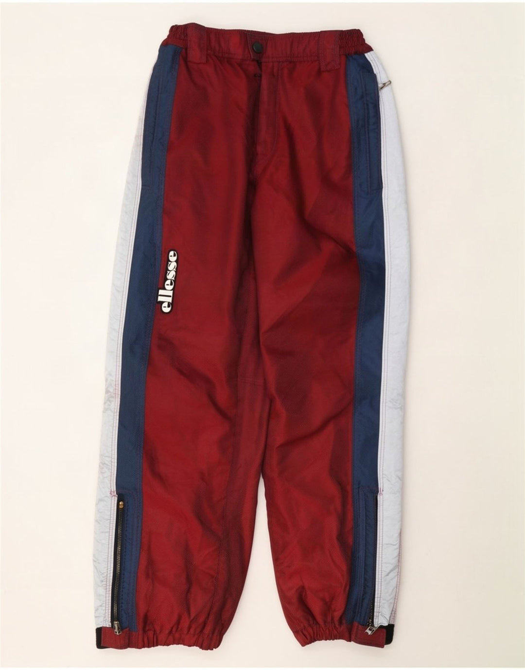 Ellesse Herre grafiske skibukser IT 50 Medium Burgundy Colourblock