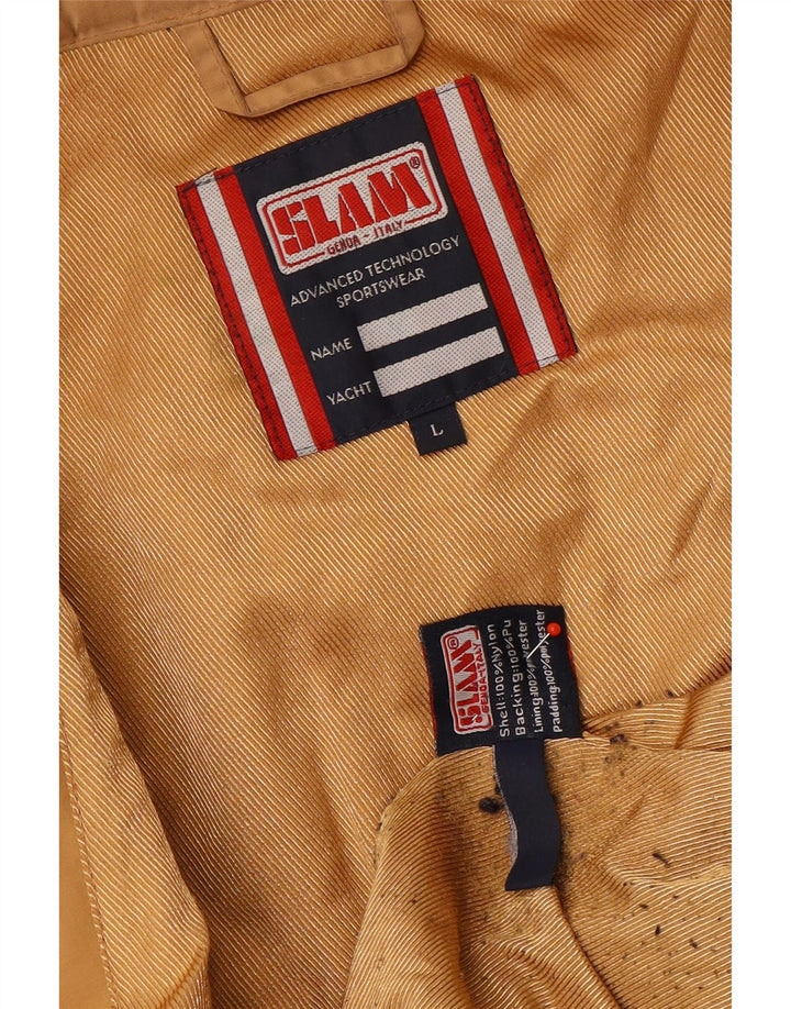 Slam Dame Polstret Frakke UK 16 Stor Brun Nylon