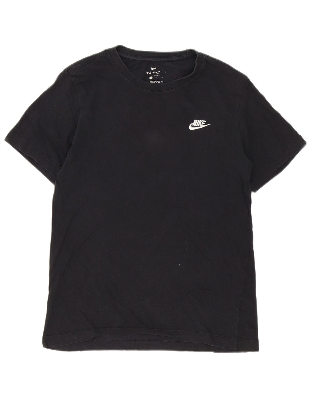 Nike T-shirt top lille sort bomuld til mænd
