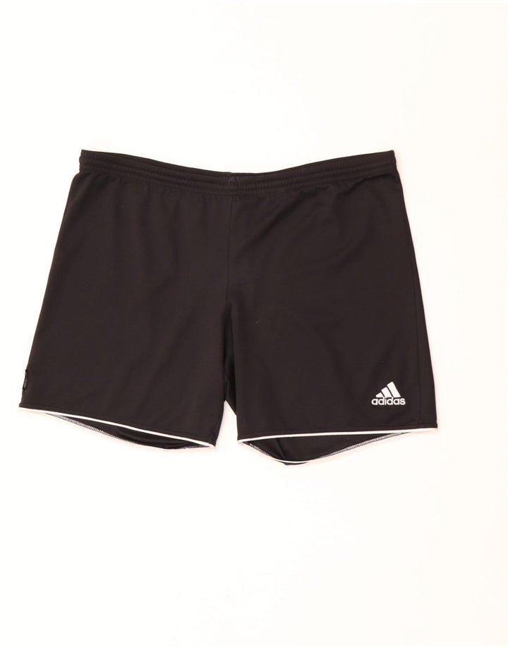 Adidas Sportshorts til mænd, store sorte polyester