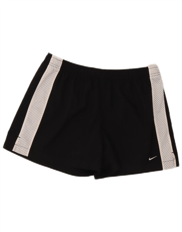 Nike sportsshorts til kvinder US 8/10 Medium Black Colourblock Polyester