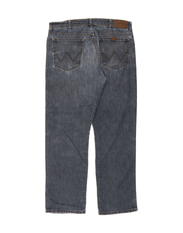 WRANGLER Mens Regular Fit Straight Jeans W36 L30 Blue Cotton Vintage Wrangler and Second-Hand Wrangler from Messina Hembry 