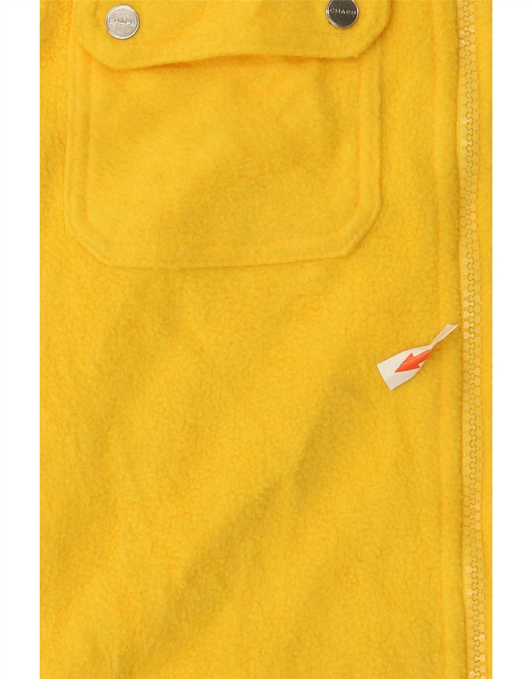 Chaps Dame Fleece Gilet UK 16 Stor Gul Polyester