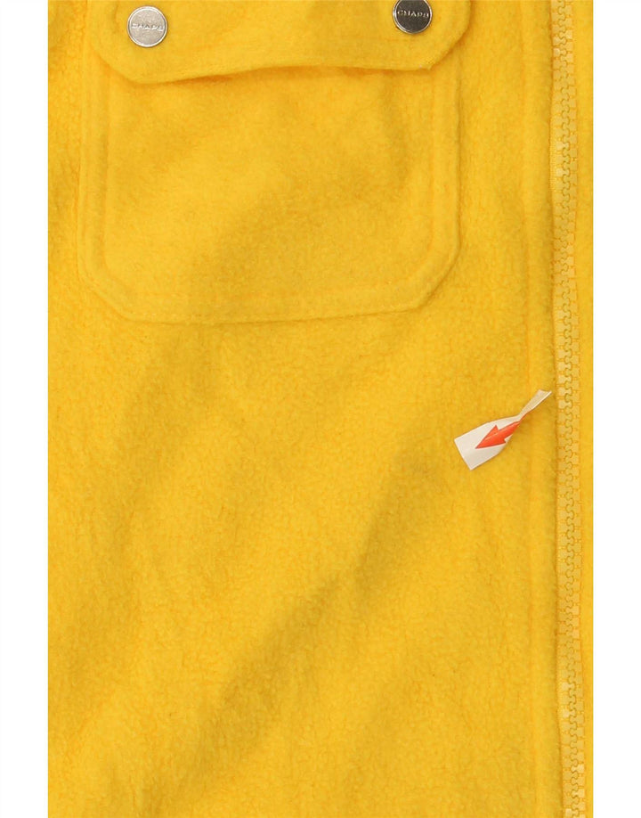 Chaps Dame Fleece Gilet UK 16 Stor Gul Polyester