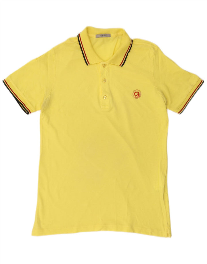 GAUDI Poloshirt til mænd Stor gul bomuld