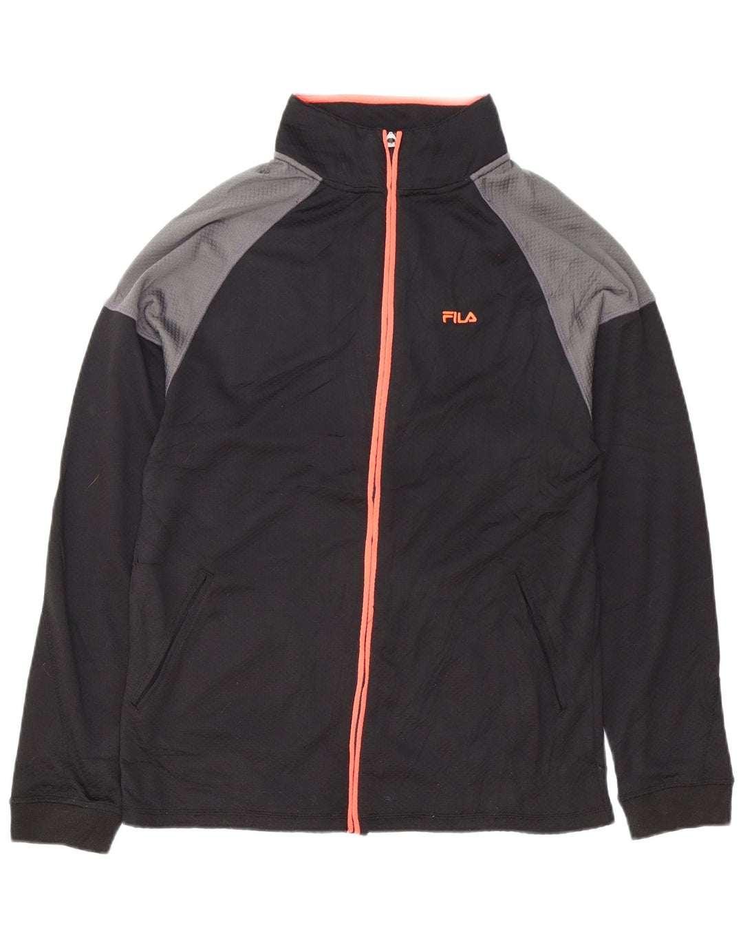 FILA Træningsdragt til mænd Topjakke Stor sort Colourblock Polyester