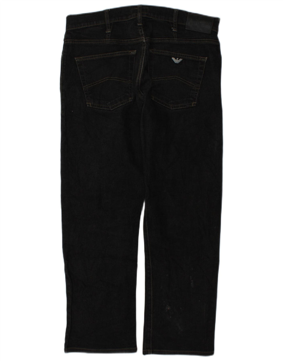Armani Herre Zathan Straight Jeans W33 L28 Grå Bomuld