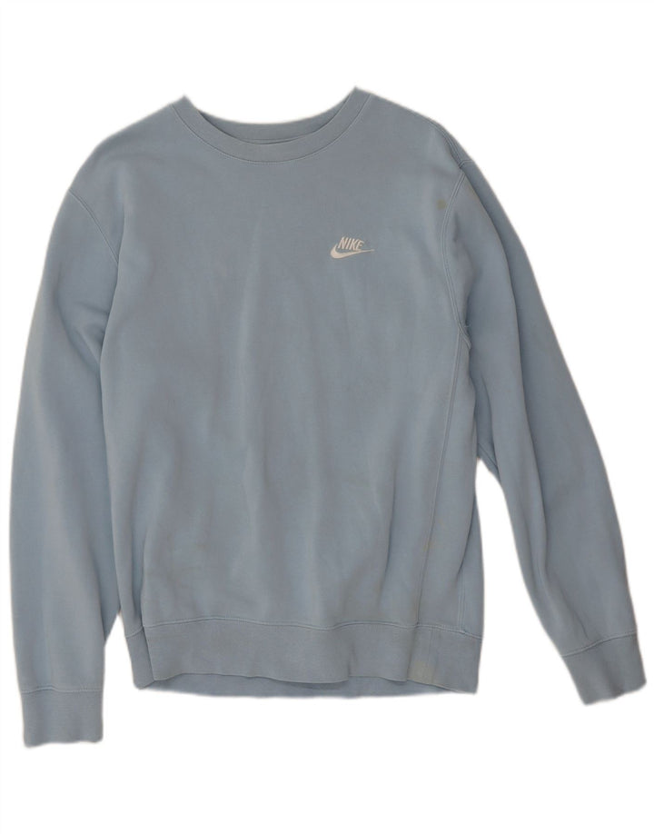 Nike Sweatshirt til mænd, lille blå bomuld