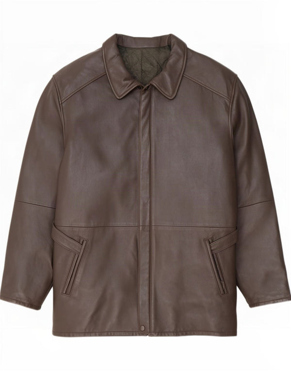 Vintage herre læderjakke UK 40 Large Brown
