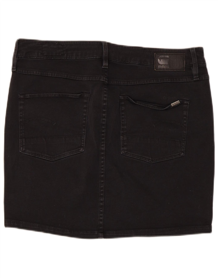 G-Star Dame Mini Denim Nederdel W30 Medium Sort Bomuld