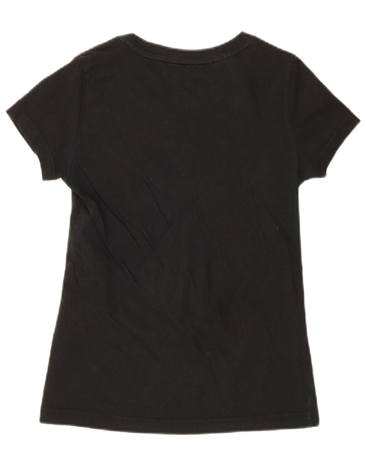 Adidas drenge grafisk t-shirt top 11-12 år sort bomuld