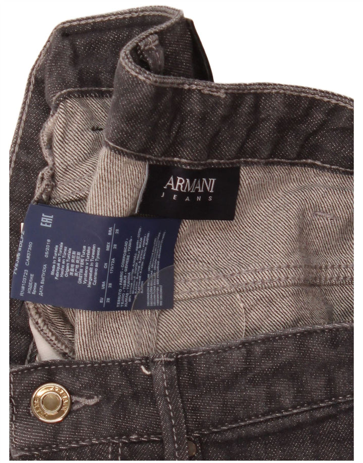 Armani Dame Skinny Jeans W28 L34 Grå Bomuld