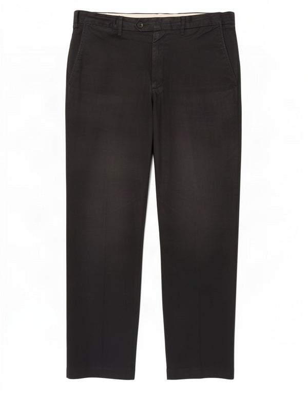 Marks & Spencer Herre Skræddersyet Fit Straight Suit Bukser W34 L31 Sort