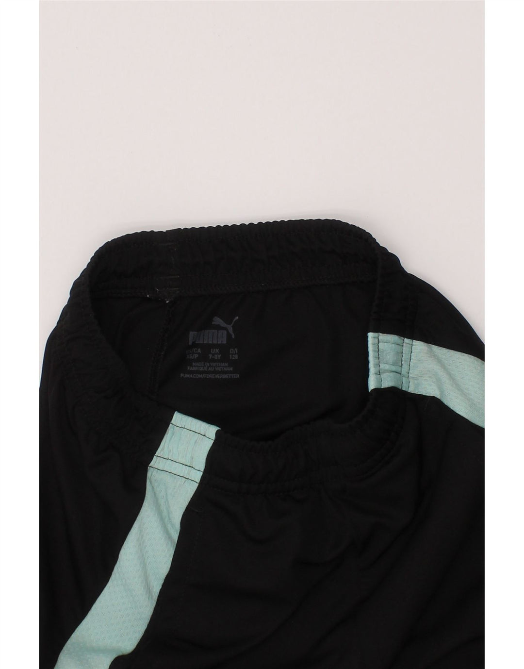 PUMA Sportsshorts til drenge 7-8 år Sort Colourblock Polyester