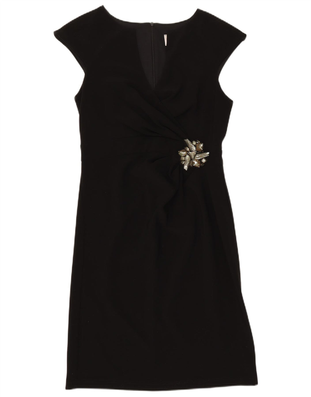 Joseph Ribkoff Dame A-Line Kjole UK 10 Small Black Polyester