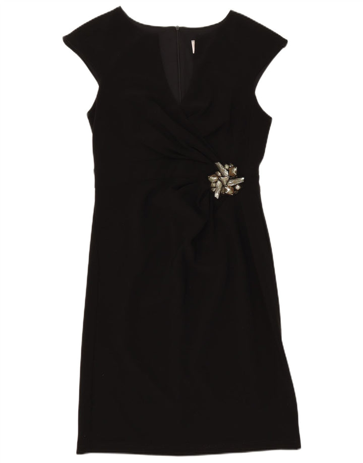 Joseph Ribkoff Dame A-Line Kjole UK 10 Small Black Polyester