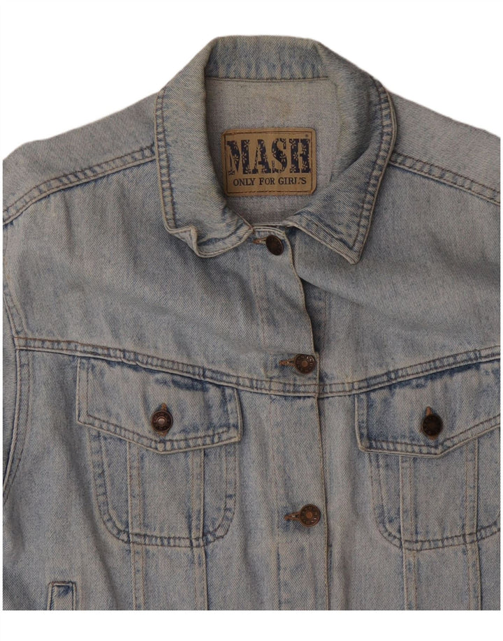 Mash Girls Denimjakke 14-15 År Blå Bomuld