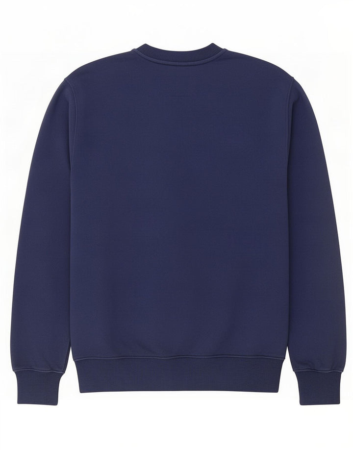 Nike grafisk sweatshirt til mænd, lille marineblå bomuld