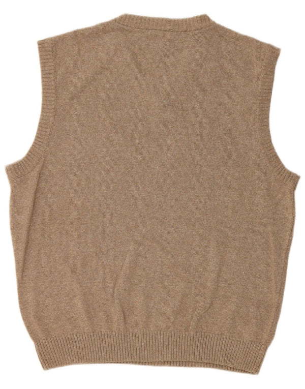 VINTAGE Herrevest Tank Top Str. 38 Medium Grey Bomuld