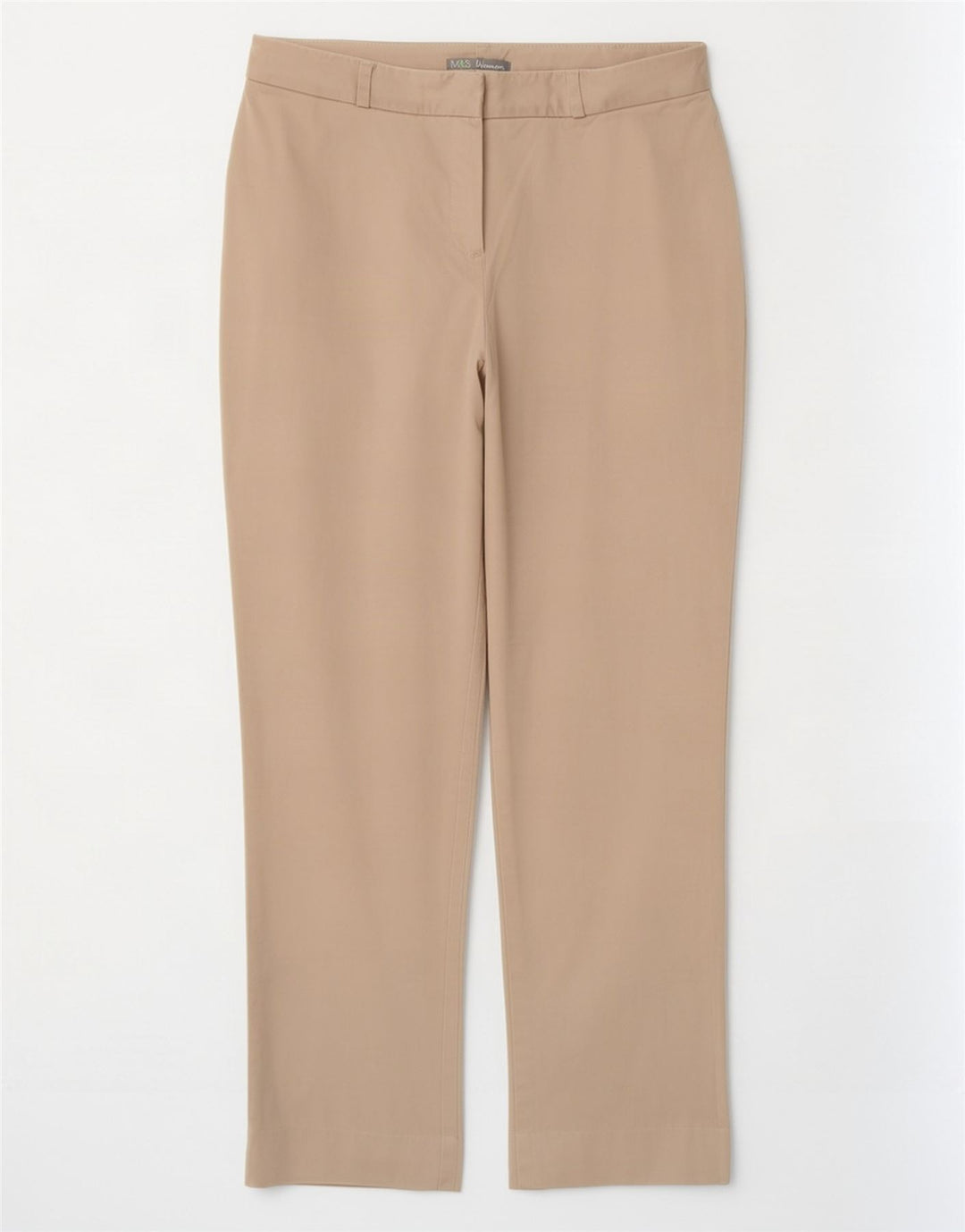 Marks & Spencer Dame Slim Casual Bukser UK 14 Medium W32 L27 Beige
